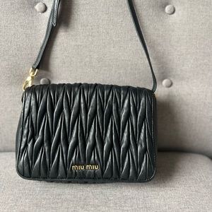 Miu Miu Mini Matelassè Crossbody Bag